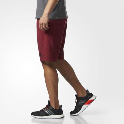 Adidas Mens D2M Shorts - Burgundy - main image