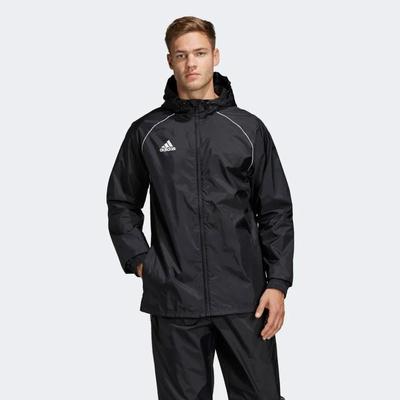 Adidas Mens Core 18 Rain Jacket - Black - main image