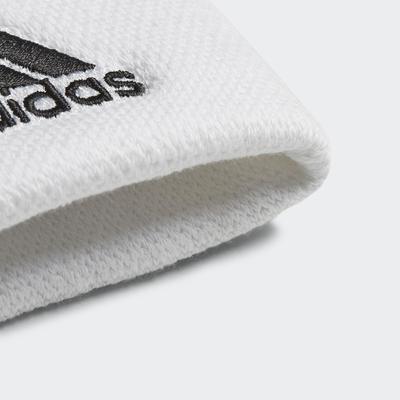 Adidas Tennis Large Wristbands - White/Black