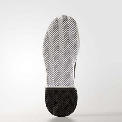 Adidas Mens Adizero Defiant Bounce Tennis Shoes - Black/Grey - main image