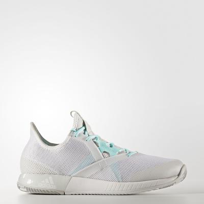 Adidas Womens Adizero Defiant Bounce Tennis Shoes - White - main image