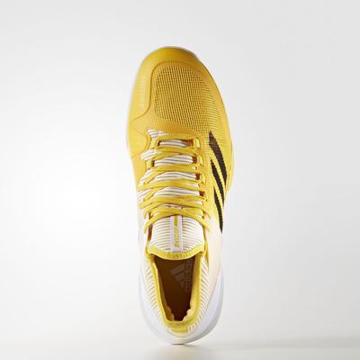 Adidas Mens Adizero Ubersonic 2.0 Tennis Shoes - Yellow - main image