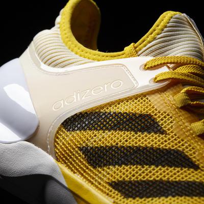 Adidas Mens Adizero Ubersonic 2.0 Tennis Shoes - Yellow - main image