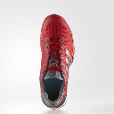 Adidas Mens Barricade Boost Tennis Shoes - Scarlet Red - main image