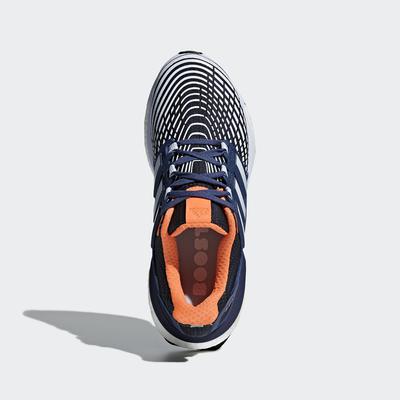 Adidas Womens Energy Boost Running Shoes - Blue/Orange - main image