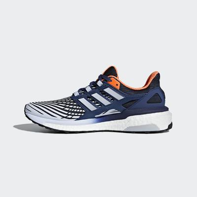 Adidas Womens Energy Boost Running Shoes - Blue/Orange - main image