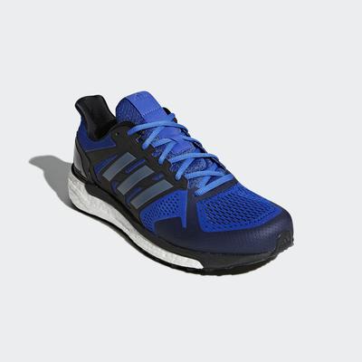 Adidas Mens Supernova Stability Shoes - Hi-Res Blue/Raw Steel/Hi-Res Red - main image
