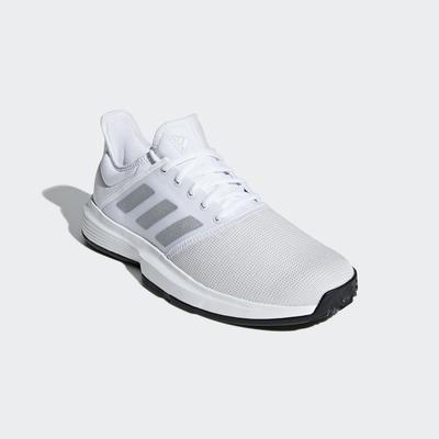 Adidas Mens GameCourt Tennis Shoes - White - main image