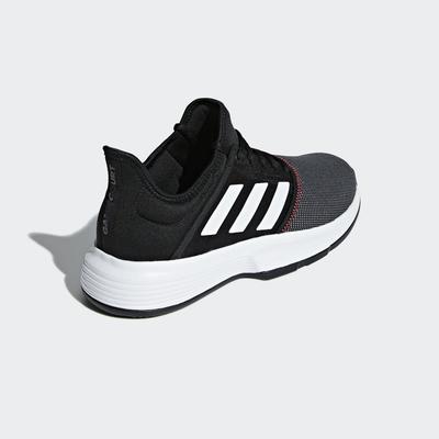 Adidas Mens GameCourt Tennis Shoes - Black - main image