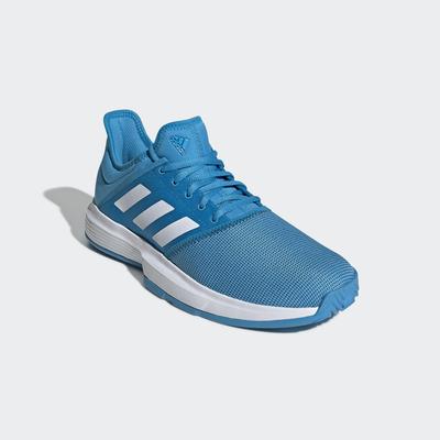 Adidas Mens GameCourt Tennis Shoes - Blue - main image