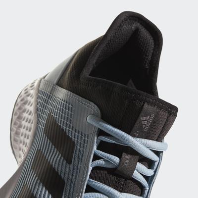Adidas Mens Adizero Club Tennis Shoes - Ash Grey/Core Black