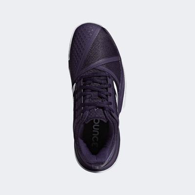 Adidas Womens CourtJam Bounce Tennis Shoes - Purple/White