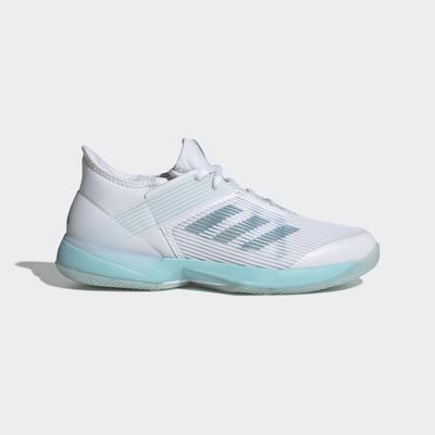 Adidas Womens Adizero Ubersonic 3.0 Parley Tennis Shoes - Blue Spirit/White - main image