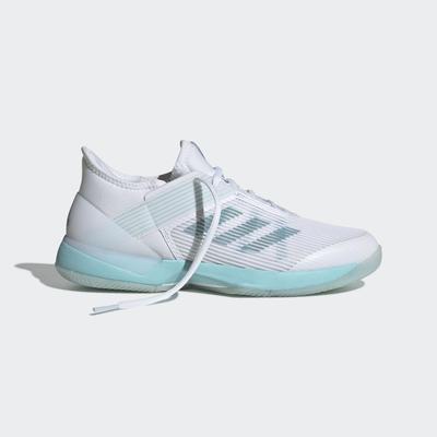 Adidas Womens Adizero Ubersonic 3.0 Parley Tennis Shoes - Blue Spirit/White - main image