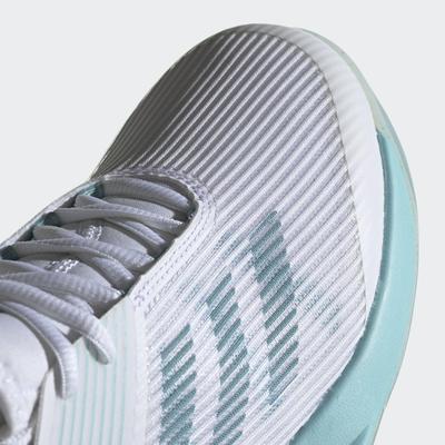 Adidas Womens Adizero Ubersonic 3.0 Parley Tennis Shoes - Blue Spirit/White - main image