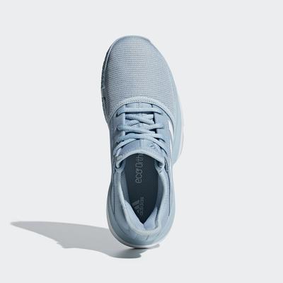 Adidas Kids SoleCourt XJ Tennis Shoes - Ash Grey - main image