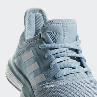 Adidas Kids SoleCourt XJ Tennis Shoes - Ash Grey - main image