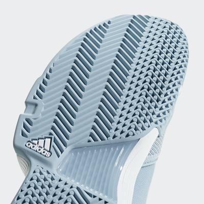 Adidas Kids SoleCourt XJ Tennis Shoes - Ash Grey - main image