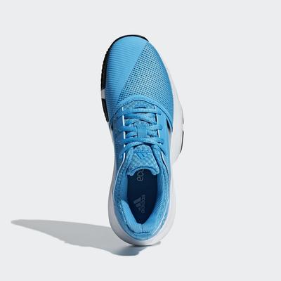 Adidas Kids CourtJam XJ Tennis Shoes - Blue/White - main image