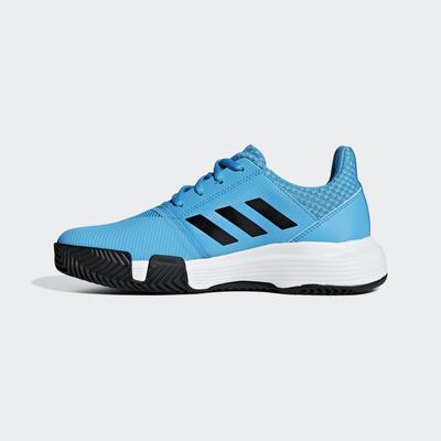 Adidas Kids CourtJam XJ Tennis Shoes - Blue/White - main image