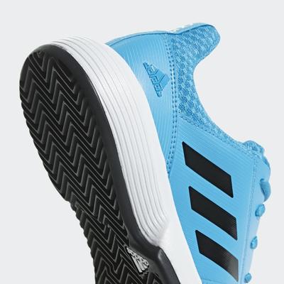 Adidas Kids CourtJam XJ Tennis Shoes - Blue/White - main image