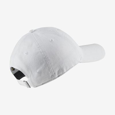 Nike AeroBill Heritage 86 Adjustable Tennis Cap - White - Tennisnuts.com