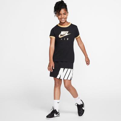 Nike Air Girls T-Shirt - Black/Club Gold - main image