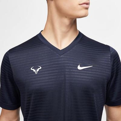 Nike Mens Rafa Challenger Short Sleeve Top - Obsidian - main image
