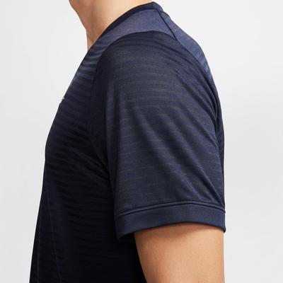 Nike Mens Rafa Challenger Short Sleeve Top - Obsidian - main image