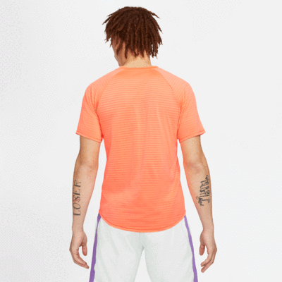 Nike Mens AeroReact Rafa Slam Tee - Bright Mango - main image