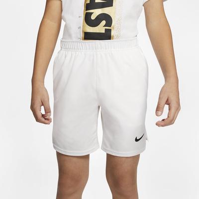 Nike Boys Flex Ace Tennis Shorts - White