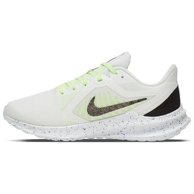 Nike Womens Down Shifter 10 Running Shoes - White/Ghost Green - main image