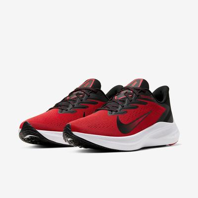 Nike Mens Air Zoom Winflow 7 Running Shoes - Red/Black - main image