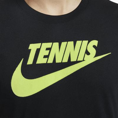 Nike Mens Dri-FIT Tennis T-Shirt - Black - main image