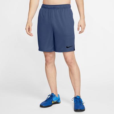 Nike Mens Dri-FIT 7 Inch Training Shorts - Mystic Navy/Black - main image