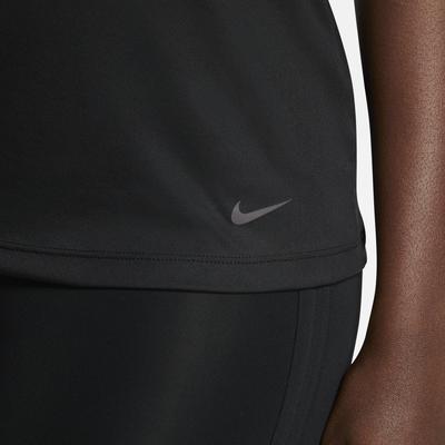 Nike Womens Pro Tank Top - Black/Thunder Grey