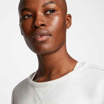Nike Womens Yoga Long Sleeved Top - Summer White - main image