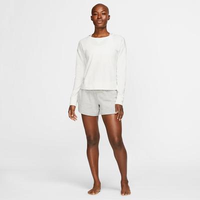Nike Womens Yoga Long Sleeved Top - Summer White - main image
