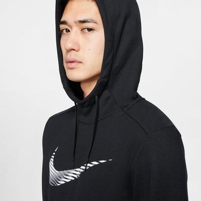 Nike Mens Dri-FIT Training Hoodie - Black - main image