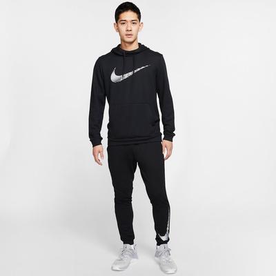 Nike Mens Dri-FIT Training Hoodie - Black - main image