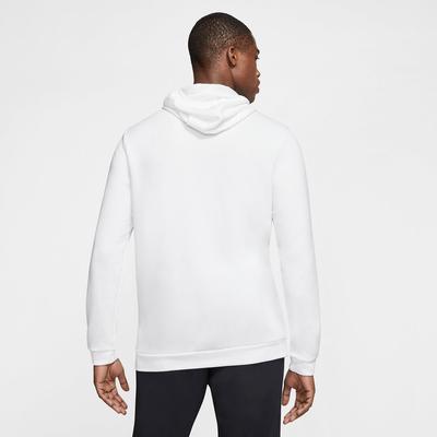 Nike Mens Dri-FIT Training Hoodie - White/Black - main image