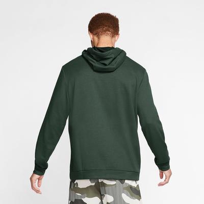 Nike Mens Dri-FIT Training Hoodie - Dark Green - main image