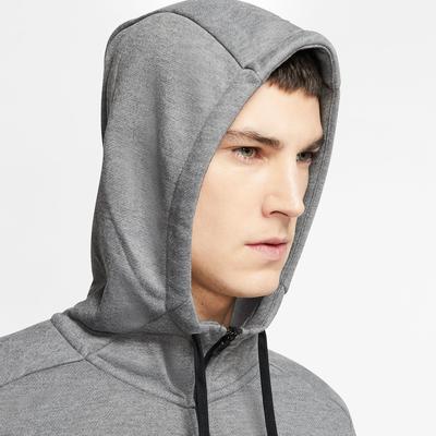 Nike Mens Full Zip Hoodie - Charcoal Heather - main image