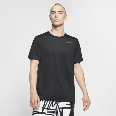 Nike Mens Pro Short Sleeve Top - Black/Dark Grey
