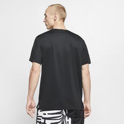 Nike Mens Pro Short Sleeve Top - Black/Dark Grey