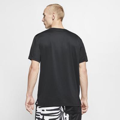 Nike Mens Pro Short Sleeve Top - Black/Dark Grey - main image