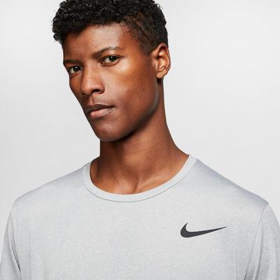 Nike Mens Pro Short Sleeve Top - Grey - main image