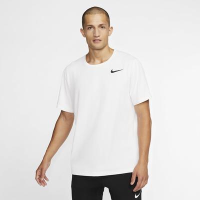 Nike Mens Pro Short Sleeve Top - White - main image