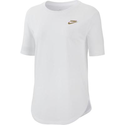 Nike Womens Graphic Tennis T-Shirt - White - main image
