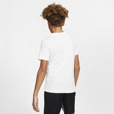 Nike Boys Graphic Tennis T-Shirt - White - main image